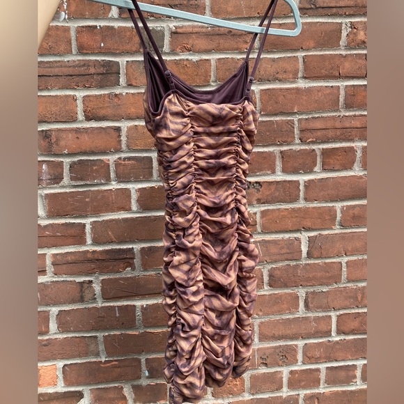 UO Ruched Bodycon Mini Dress - Picture 2 of 3